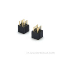 1.27mm 피치 여성 헤더 커넥터 듀얼 로우 스트레이트 h4.6mm 2*4p